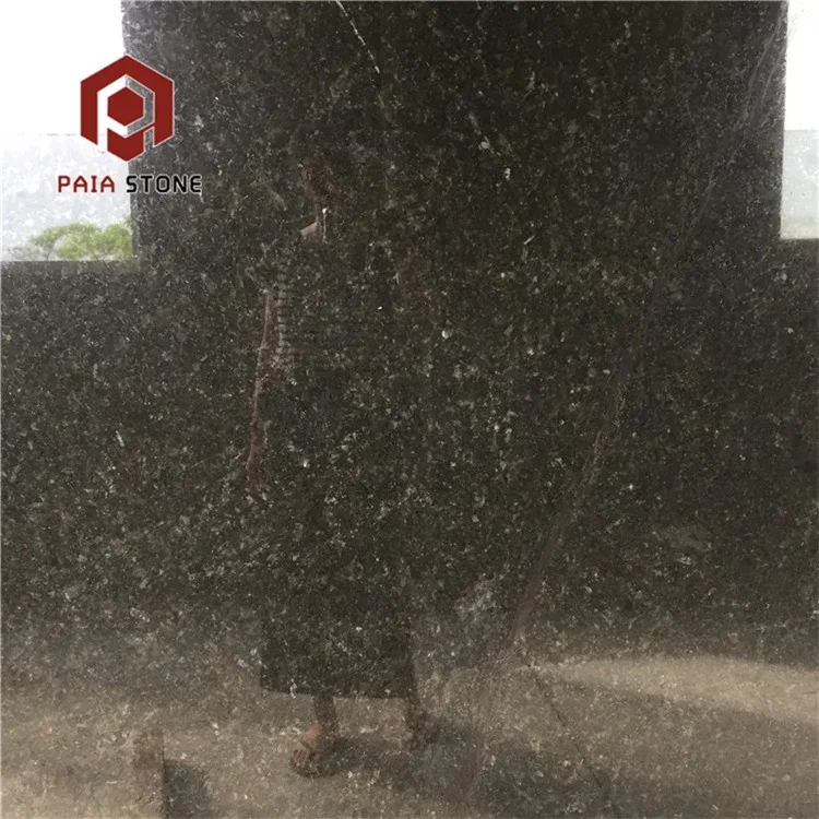 product high polished absolute black pearl slabs wall floor design granite for kitchen countertop-4