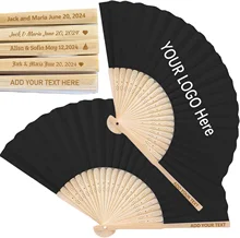 BSBH Small Vintage Japanese Bamboo Silk Hand Fan Women's Dance Performance Decoration Wedding Parties Chinese Kanagawa Sea Waves