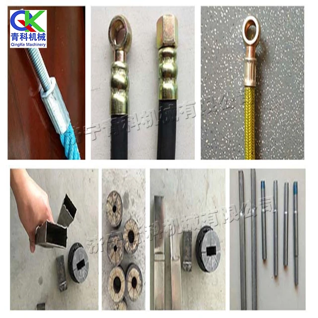 Small Hydraulic Steel Tube Shrinking Machine Manual Square Tube Round