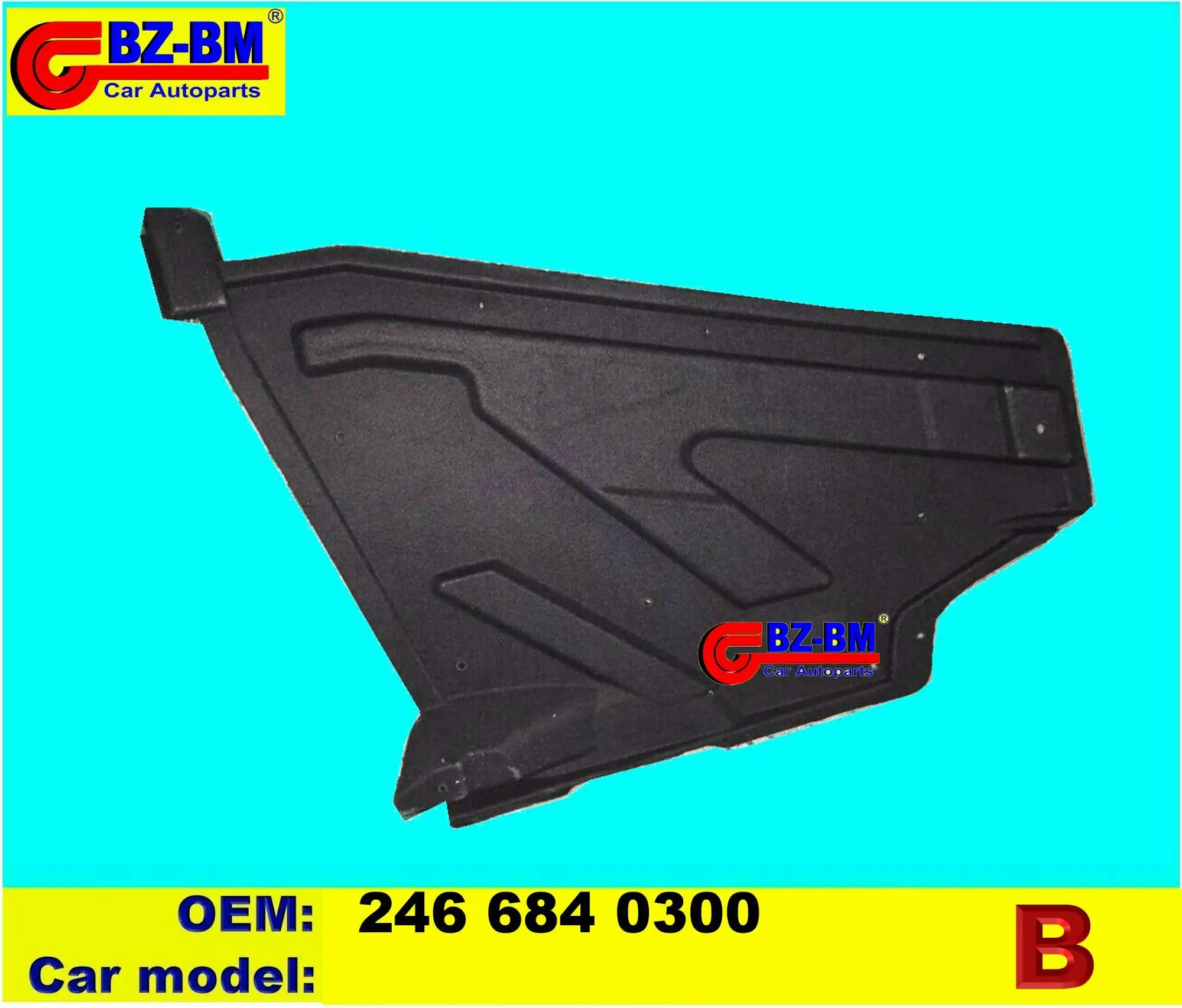 213 524 5800 Engine Shield Splash Guard for BENZ 1 Series RADIATOR Water Tank Guard ENGINE LOWER COVER SIDE BODY MOULDING