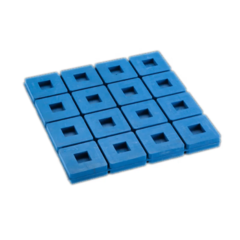 Custom Neoprene Rubber Vibration Isolation Pad Shear Flex Isolator Pad
