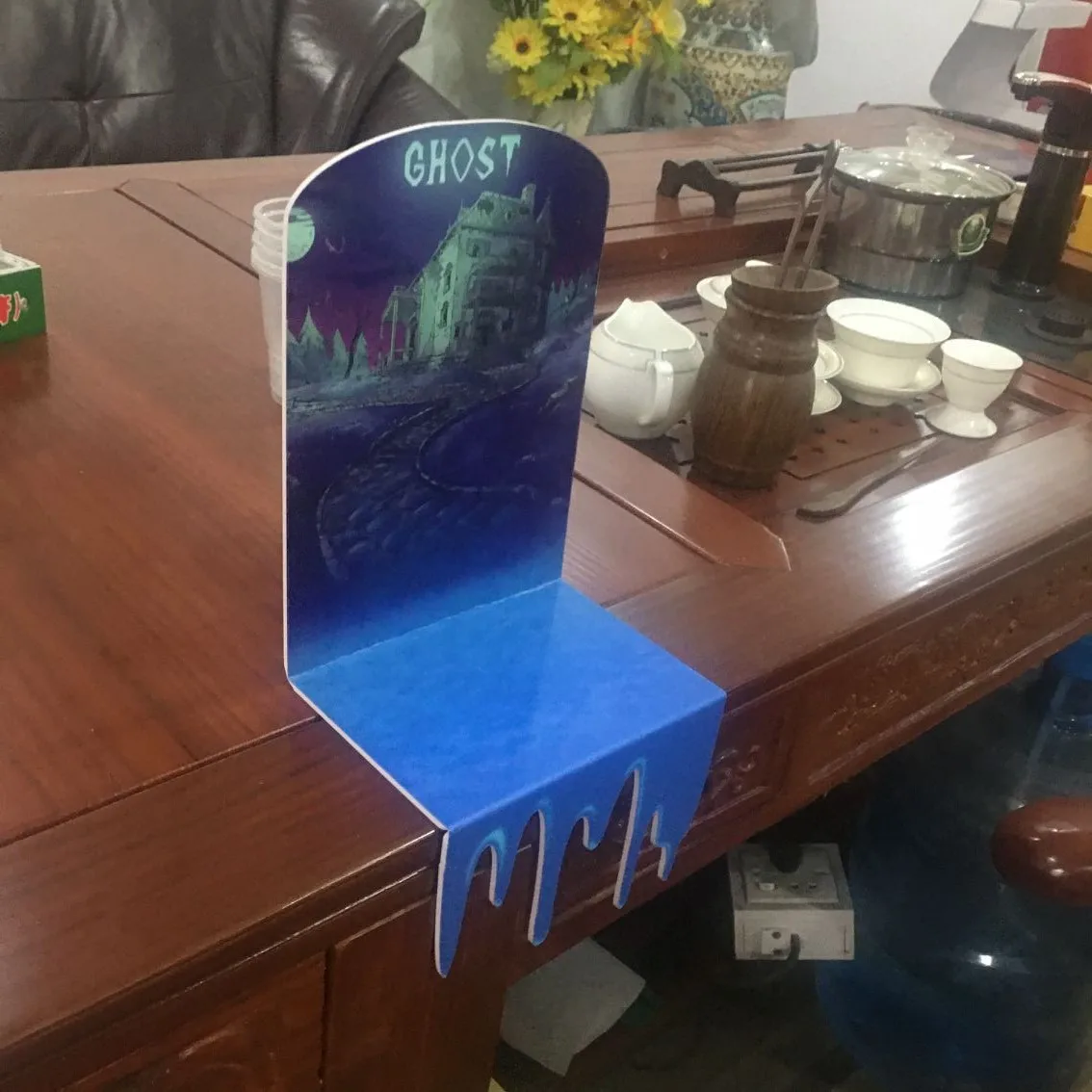Tabletop L Shape Pvc Display Board