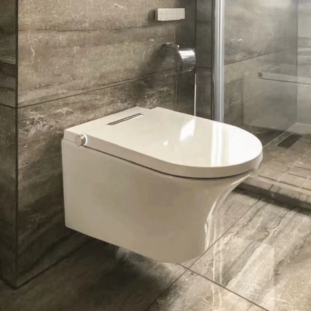 AXENT ONE PLUS Auto Lid Intelligent Low Price Smart Brand Sensor Wall Hung Bathroom Toilet