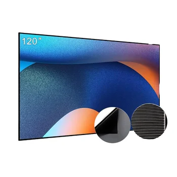 Fresnel Projection Screens for Long Throw Projector 100" 16:9 Best Quality Factory Price Fixed Frame Projector Screen FS570S