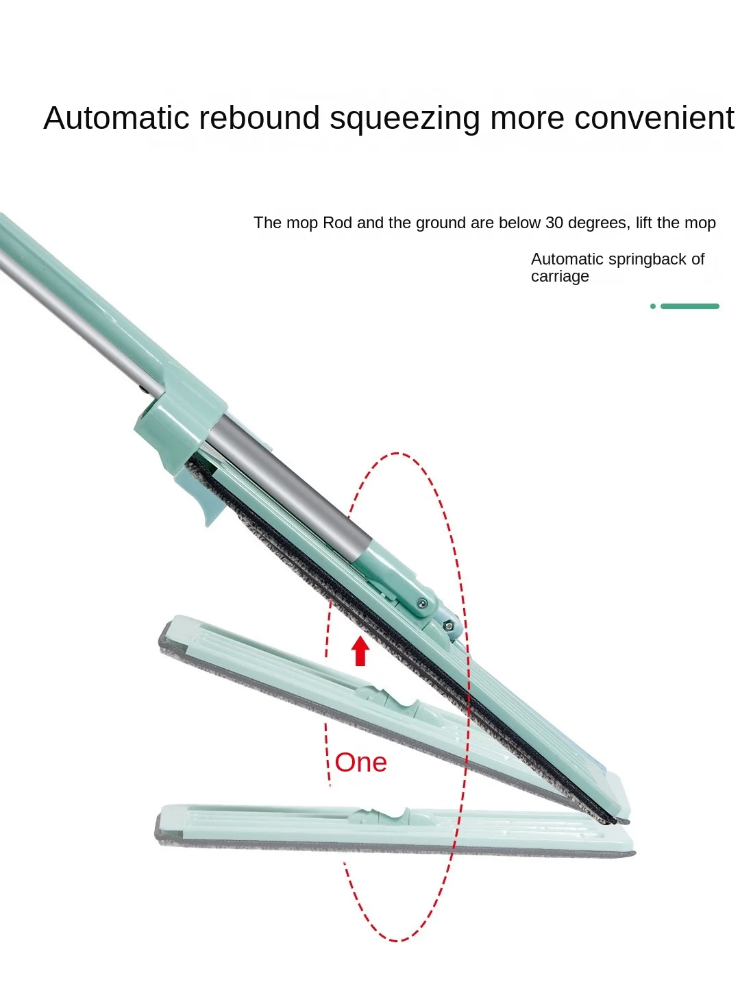 Инструмент для уборки без ручного сжатия Швабра мытья окон из микрофибры швабра плоская