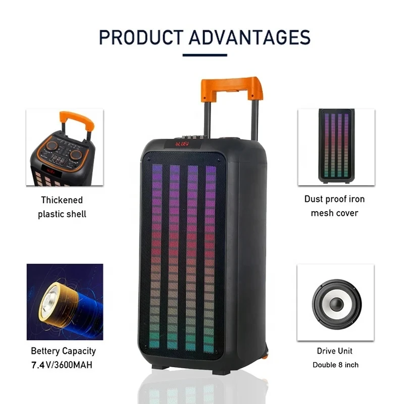 Ndr 1098 Professional Big Speakers Outdoor Dj  Speaker Karaoke for Loa