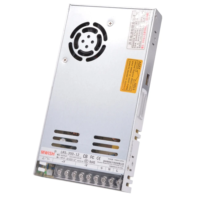 OEM ODM SMPS LRS-350-24 LED Driver 350W 24V 9.7A Switching Power Supply for LED lighting Ce Rohs Fcc