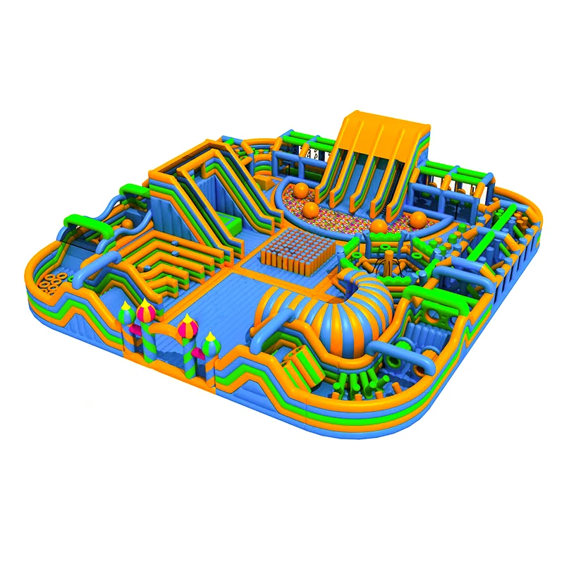 Top Quality Inflatable Amusement Park Inflatable Play Center Inflatable Playground with Big Ball Pit Slide for Outdoor n Indoor