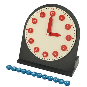 Hot Selling and High Quality Montessori Clock with Moveable Hands for Nursery School Mathematics Toy Montessori Educational Toys