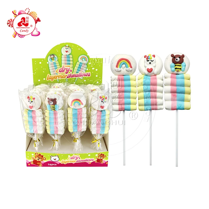 marshmallow lollipops