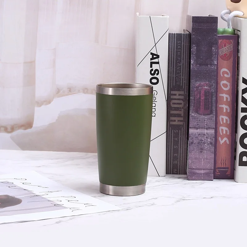Customized 20OZ Vacuum Insulated Tumbler 304 Stainless Steel Travel Coffee Mug for Camping Sports Car Office Wholesale Supply