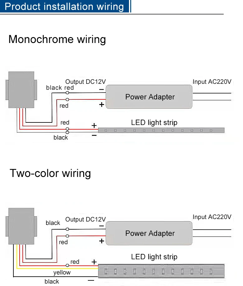 Led Mirror Switch Dc12v 24v 36w Smart Dimmable Touch Sensor Switch One Color 3 Color Bathroom
