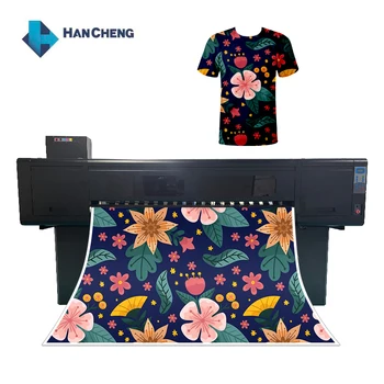 1.9m High Speed Industrial Inkjet Printer 8 I3200 Large Format Sublimation Automatic Grade for T-Shirts Factory Direct