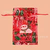 Muñeco de nieve rojo de Navidad