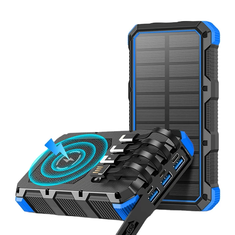 portable solar charger solar light with power bank