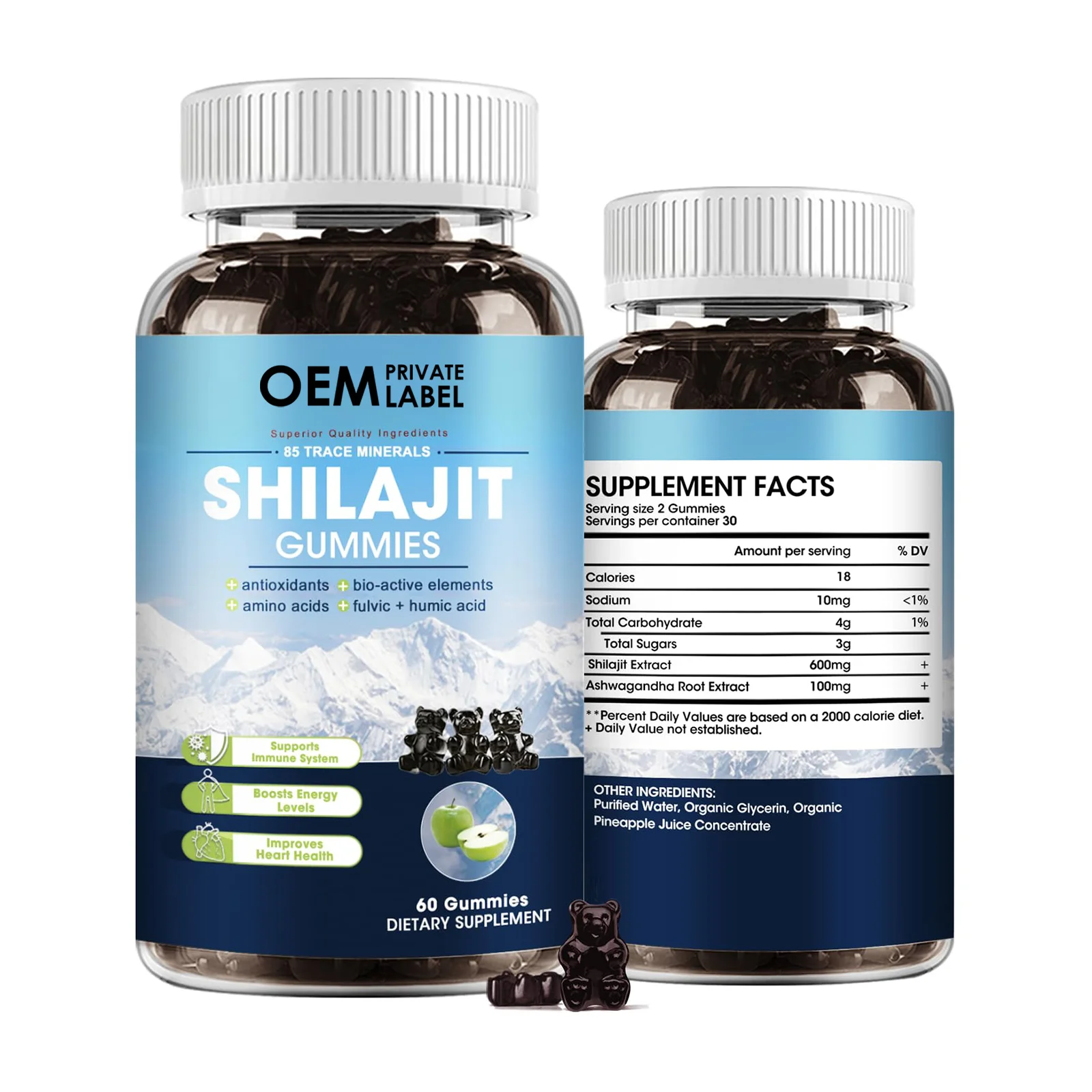 Shilajit Gummies Rich In Minerals Vitamins And Nutrients Promotes Cell