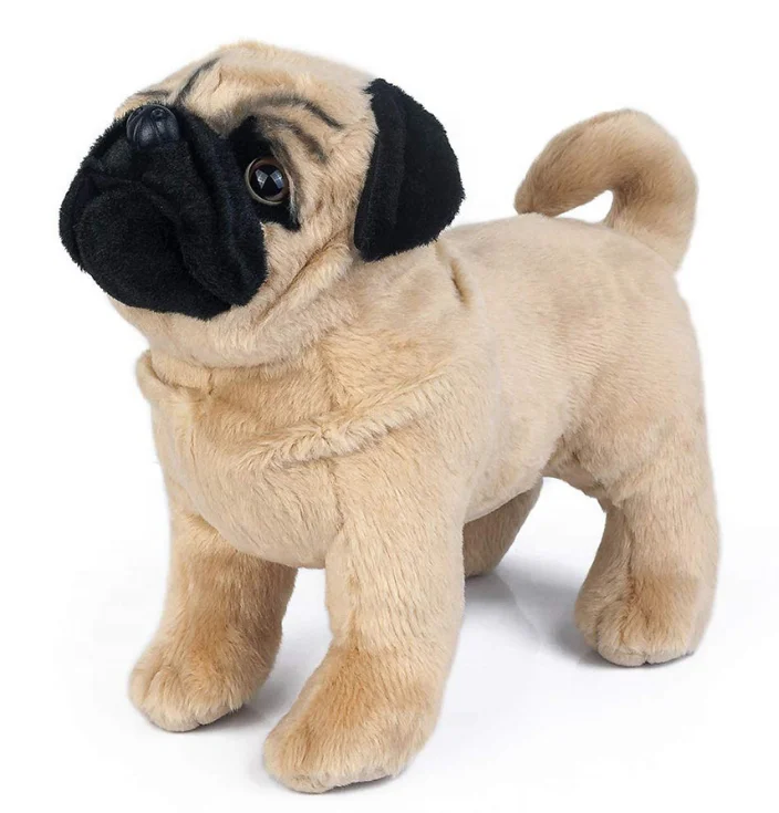 12インチかわいいパグ犬ぬいぐるみぬいぐるみぬいぐるみぬいぐるみPP