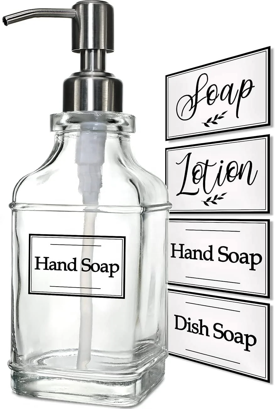 Antique Design Soap Dispenser With Rust Proof 304 Stainless Steel Pump Bathroom Soap Dispenser Bottle