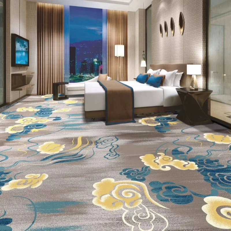 High Quality Luxury Carpet Large Flower Hotel Hall Pool Room Billiard