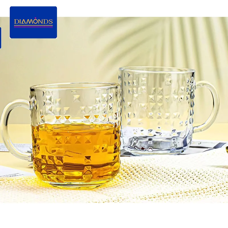 Tea Cup Water Water Glass Glassware Lead Free Mugs Vintage Cheap Bulk