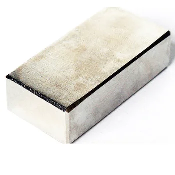 Large Size Customized Super Strong Sintered NdFeB Block Square 1 Tesla Permanent Neodymium Magnet