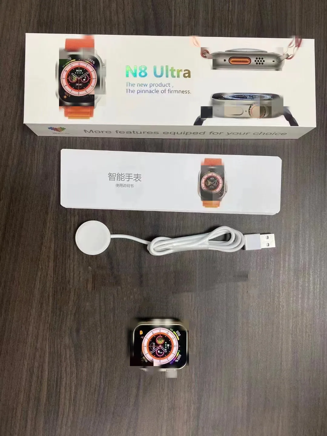 N8 Ultra Smart Watch Series 8 Digital Crown Reloj Inteligente 380mah ...