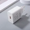 Chargeur UE 66W Blanc