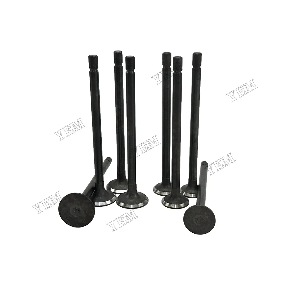 Exhaust and Intake Valve for Isuzu 4FE1s Heavy Equipment Engine Parts 4
