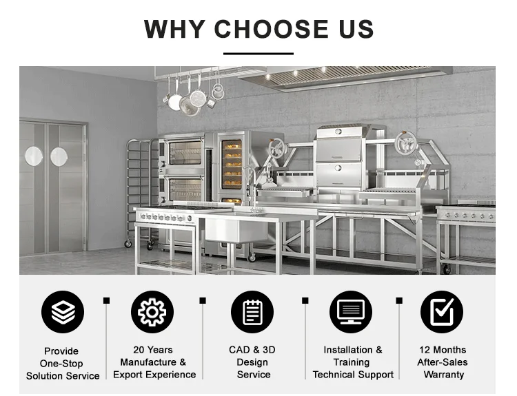 Commercial Kitchen Cooking Bakery Complet Equipment Baking Gas Electric