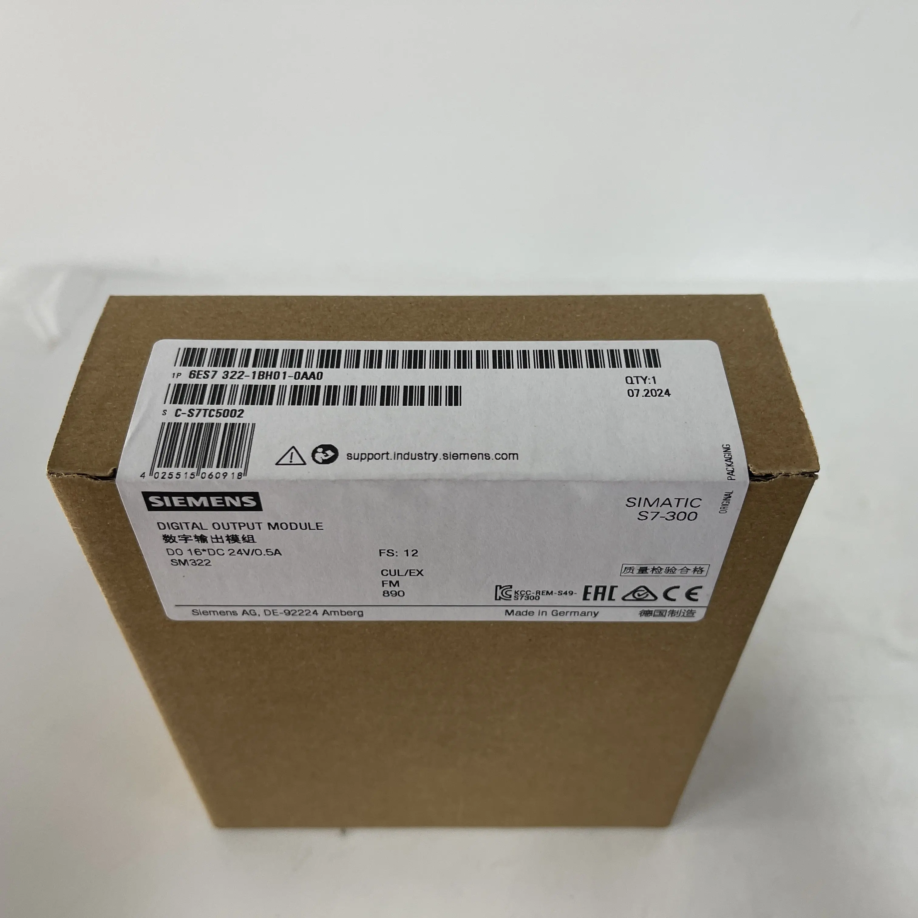 Siemens Digital Output Module (S7-300 SM322) 6ES7322-1BH01-0AA0 Siemens Digital Output Module (S7-300 SM322) 6ES7322-1BH01-0AA0