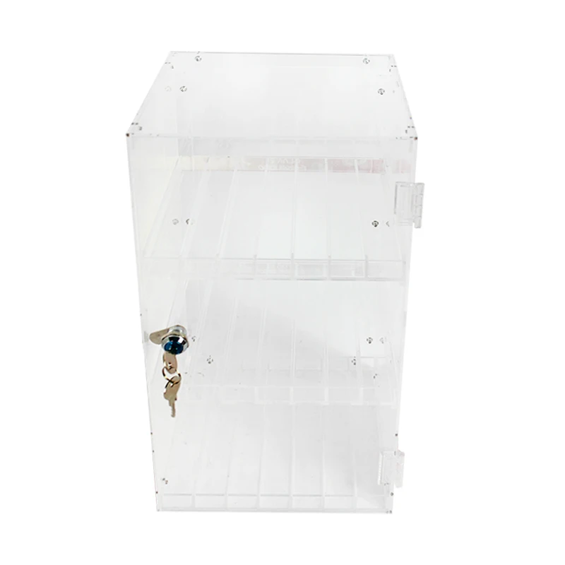 Modern Display Acrylic Display With Lock Rectangular