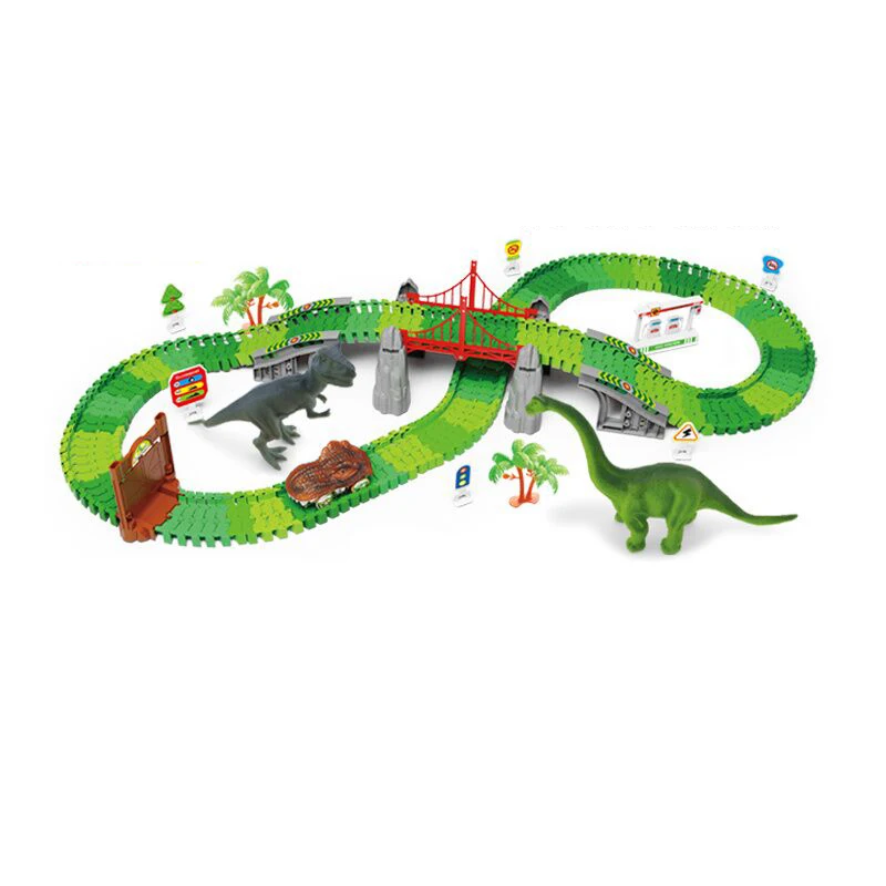 dino land railway racing track