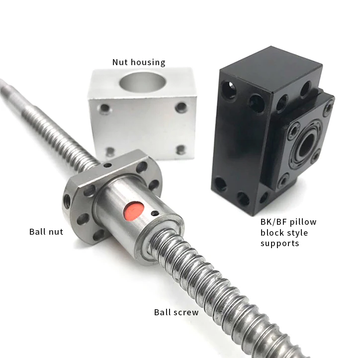 Ball Screw China工場供給高精度安いLinear Guide Rail Ball Screw And Nut SFU2505ボールねじ用cncマシン