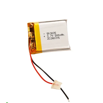 Lp503035 3.7v Lithium Polymer Battery 500mah 3.7 Volt Lipo Battery ...