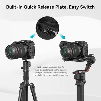 SmallRig Aluminum Alloy R7 Cage with Quick Release Plate for Arca Stand for Canon R7 4003 product image
