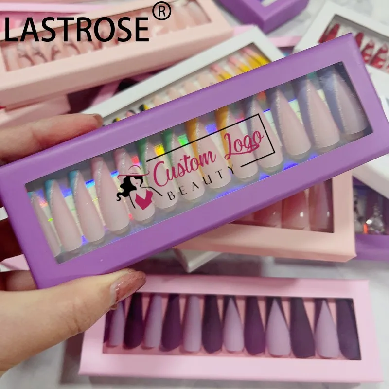Wholesale Nail Art Box - Press on Nails Clear Package