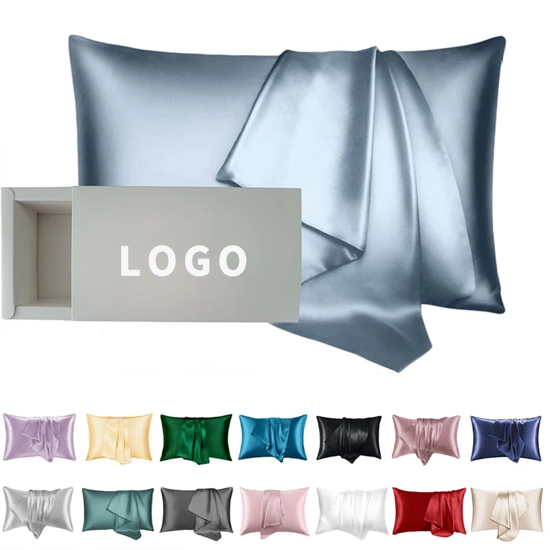 Skin-friendly Cool Mulberry Silk Pillowcase with Cartoon Pattern Gift Box supplier