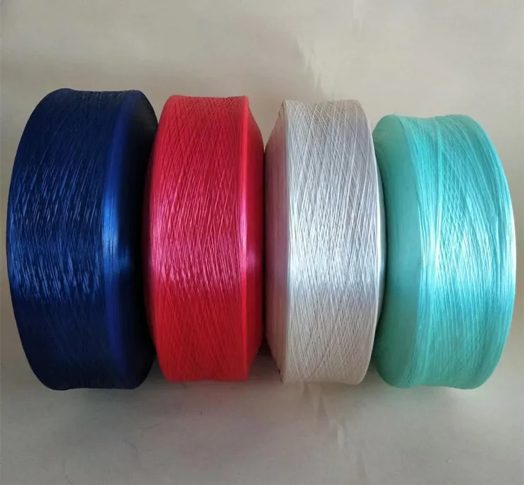 Polypropylene Hollow Yarn 730d For bing Polypropylene Yarn Raw White