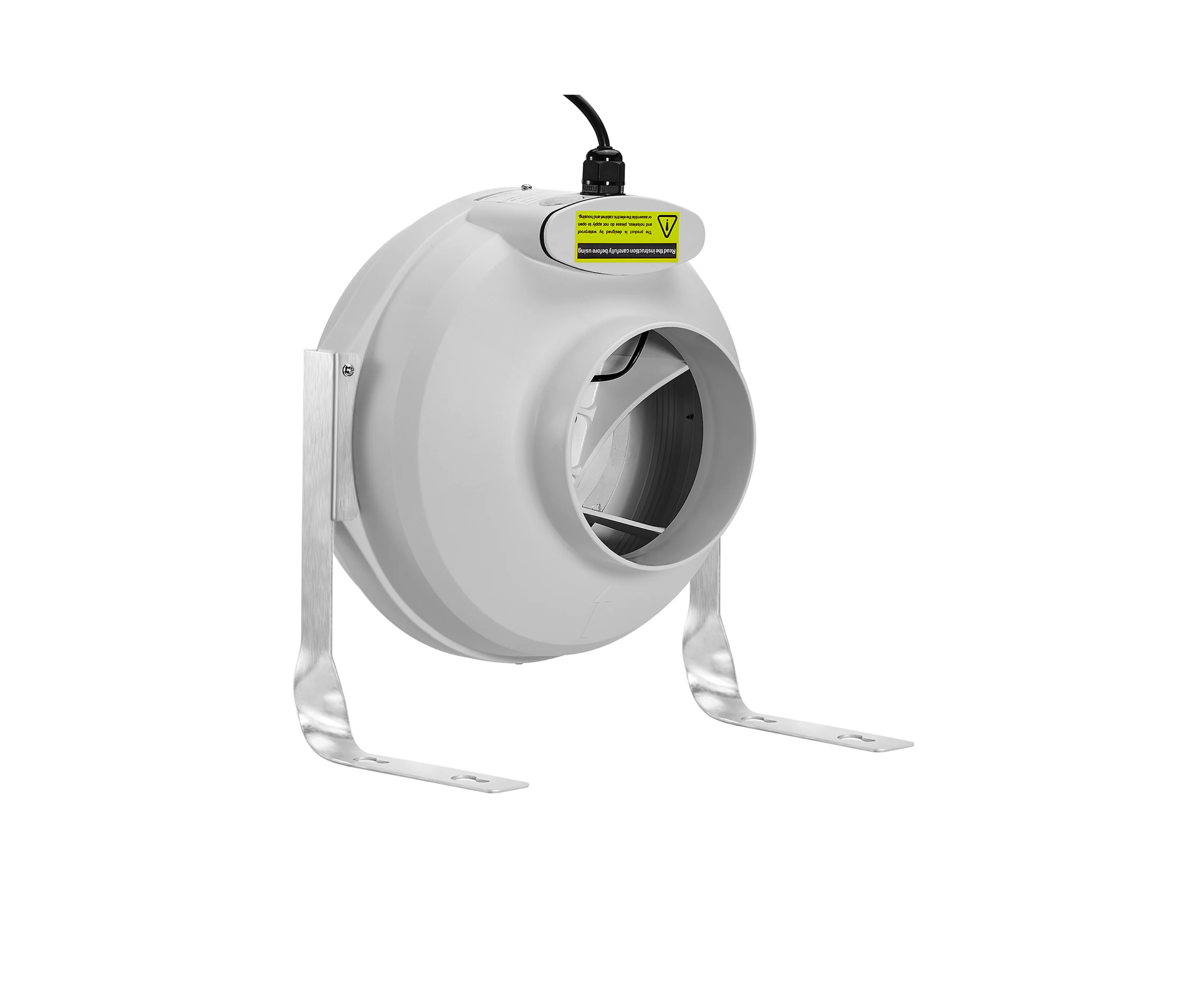 Inline Centrifugal Duct Fan, 150mm, 650m3/h, PVC, HVAC - detail 2