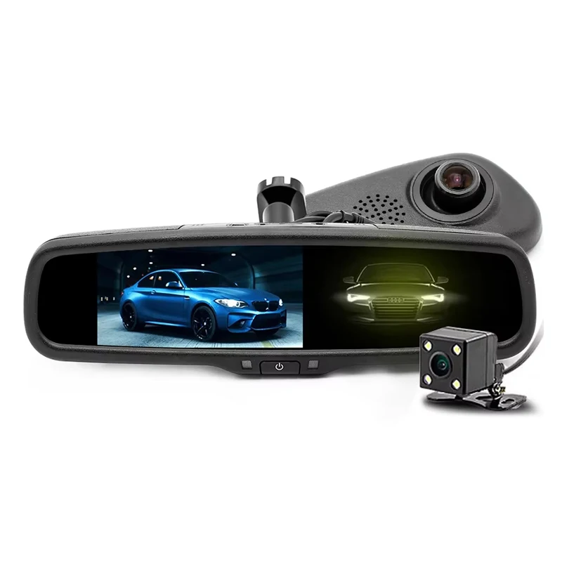 Car Yi Mirror Dash [C1C] YI Mirror Dash Camera Dual Dashboard