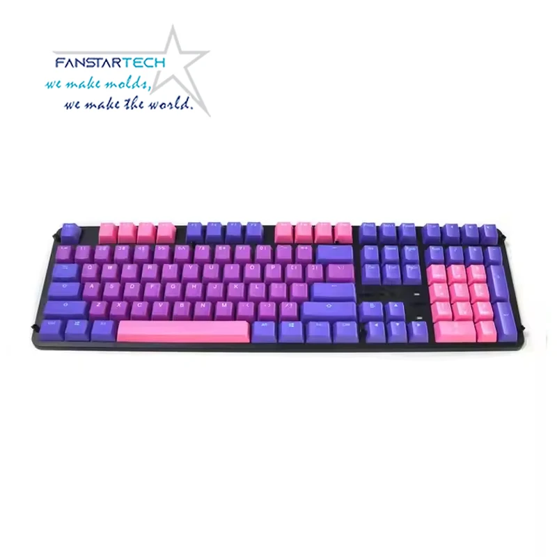 Dongguan Factory High-quality Keyboard Injection Mold, Computer Keyboard Key Plastic Mold