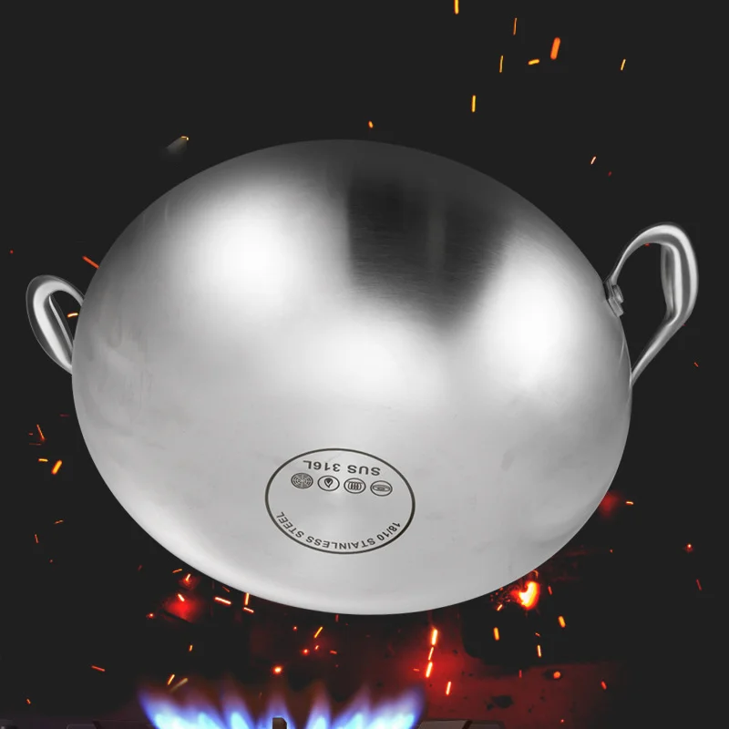 316 Stainless Steel Micro-pressure Cooker New apple Pot Steamer Soup Pot for Household Thickening Stew Micro-pressure Saucepan