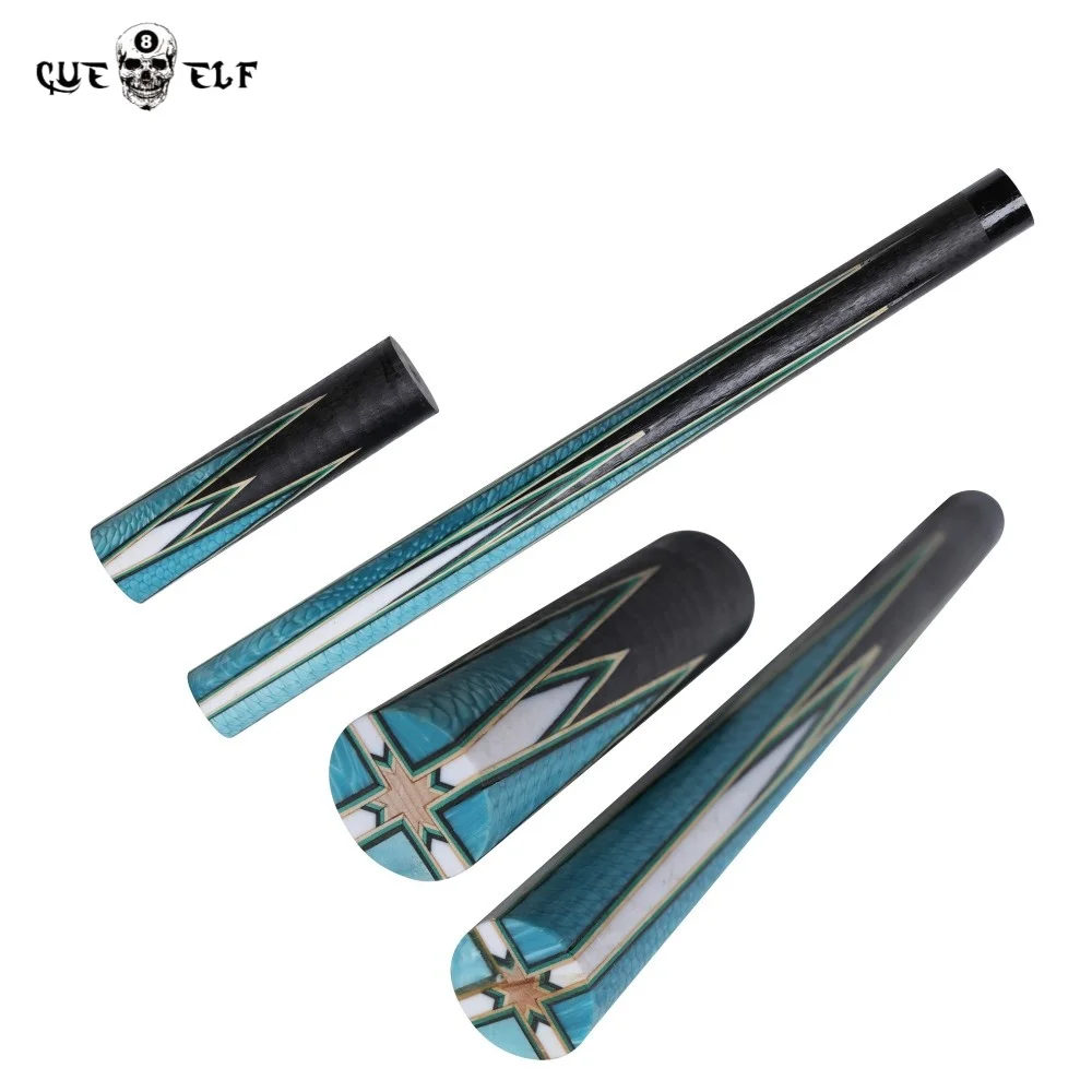 CUEELF Handmade Inlay 3C Technology Billiard Pool Cues Carom Cues New Design Half  Finished for Butt