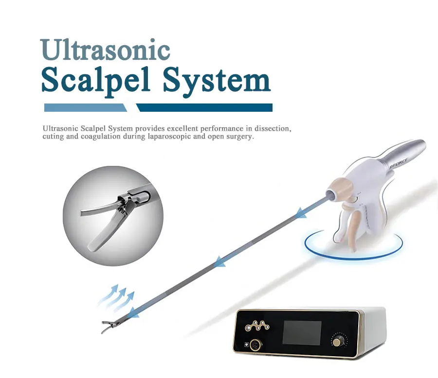 Professional Medical Ultrasonic Scalpel System Laparoscopic Gastrectomy ...