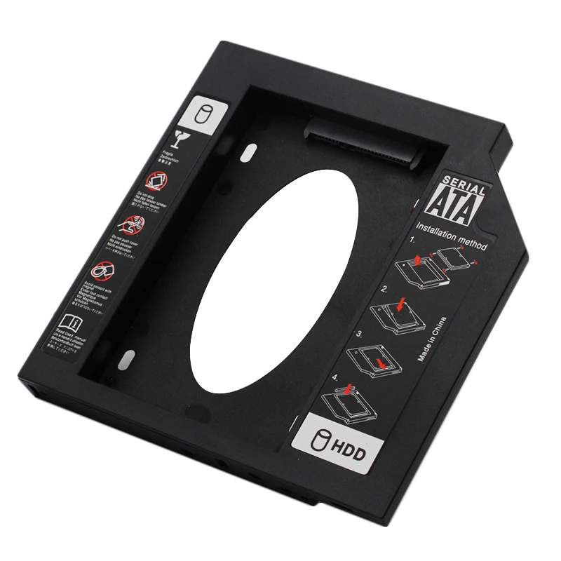 Plastic Sata Ssd Hard Drive Adapter Caddy Oem Available