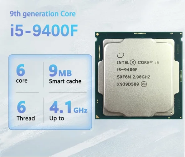 PCパーツ CPU Core i5 9400f Intel Core i5-14600KF 3.5GHz 14 Core Processor