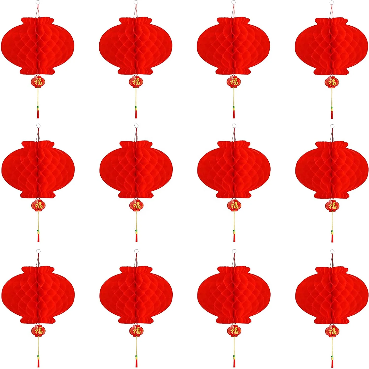 Chinese New Year Lantern Paper Lanterns Spring Festival Hanging
