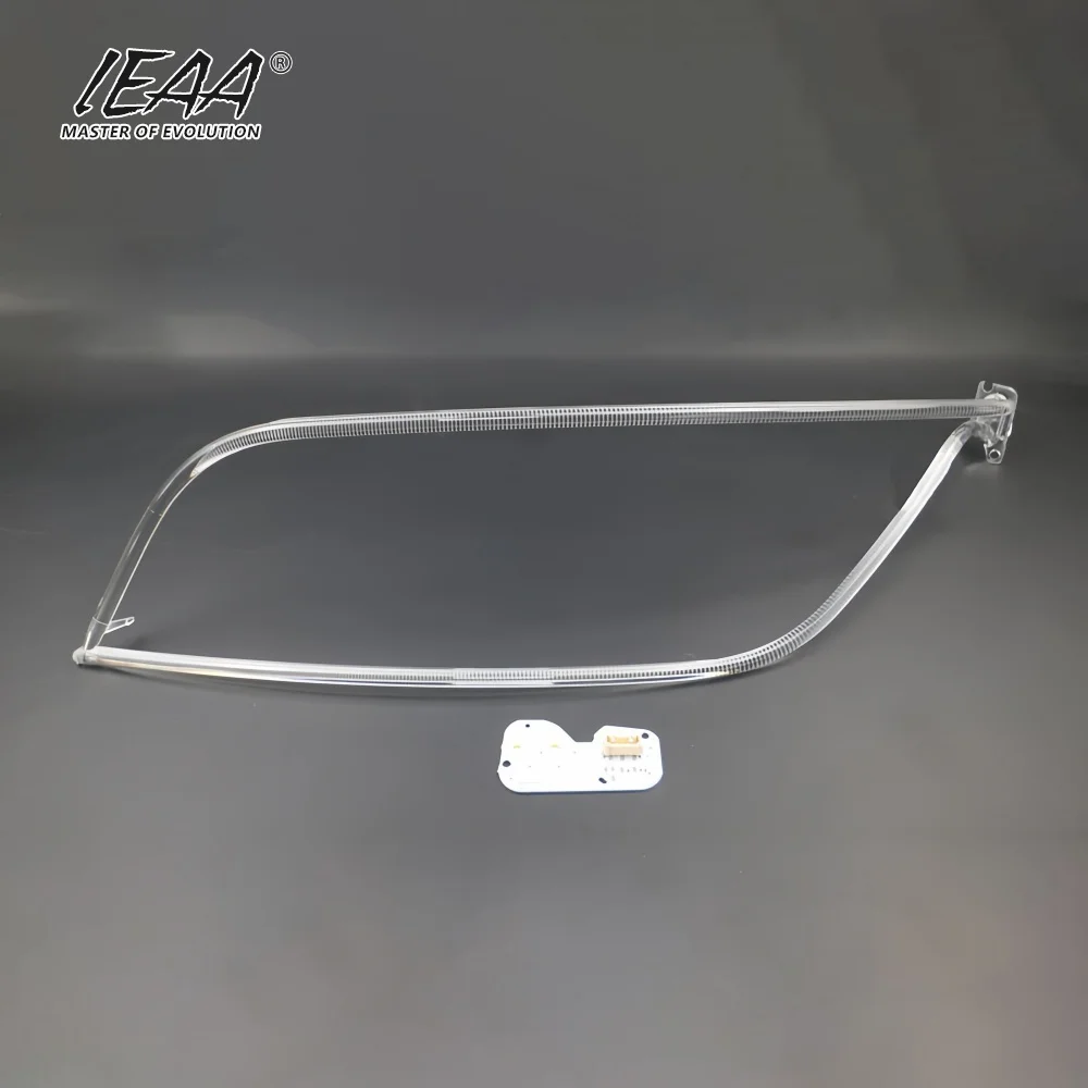 ヘッドライトDRLライトガイドストリップデイライトガイドプレートチューブAudi Q5 8R 2013-2017用