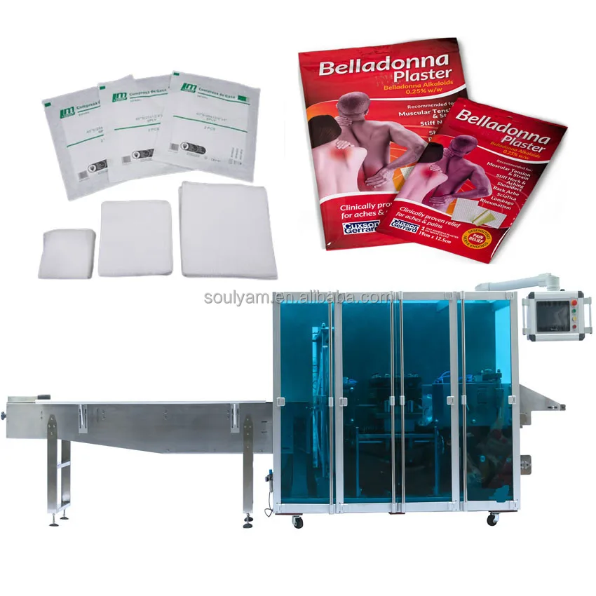 4 Sided Packing Machine for Rapid Diagnostic Test Strip Woman Sanitary Ultra Pad Panty Liners Napkin Plaster Hot Pack Patch