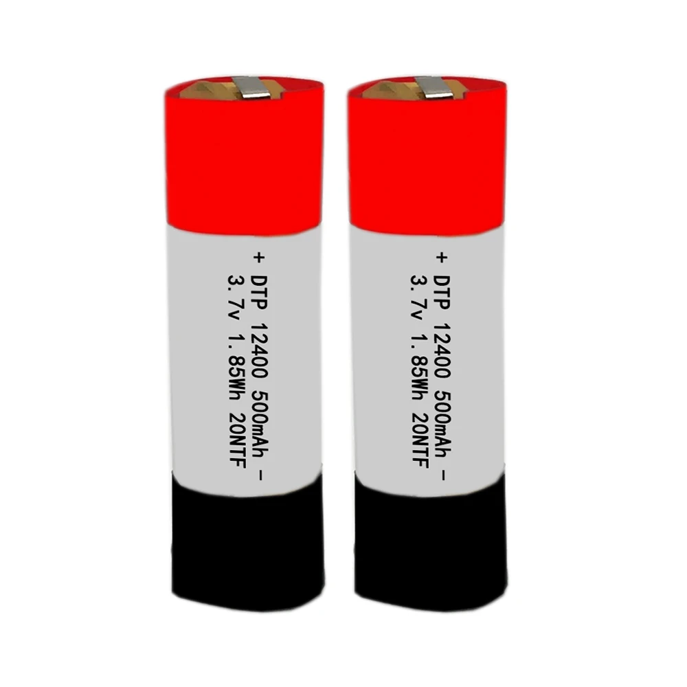 Cylindrical Cell 12400 20600 500mAh Lipo Lithium Polymer Battery